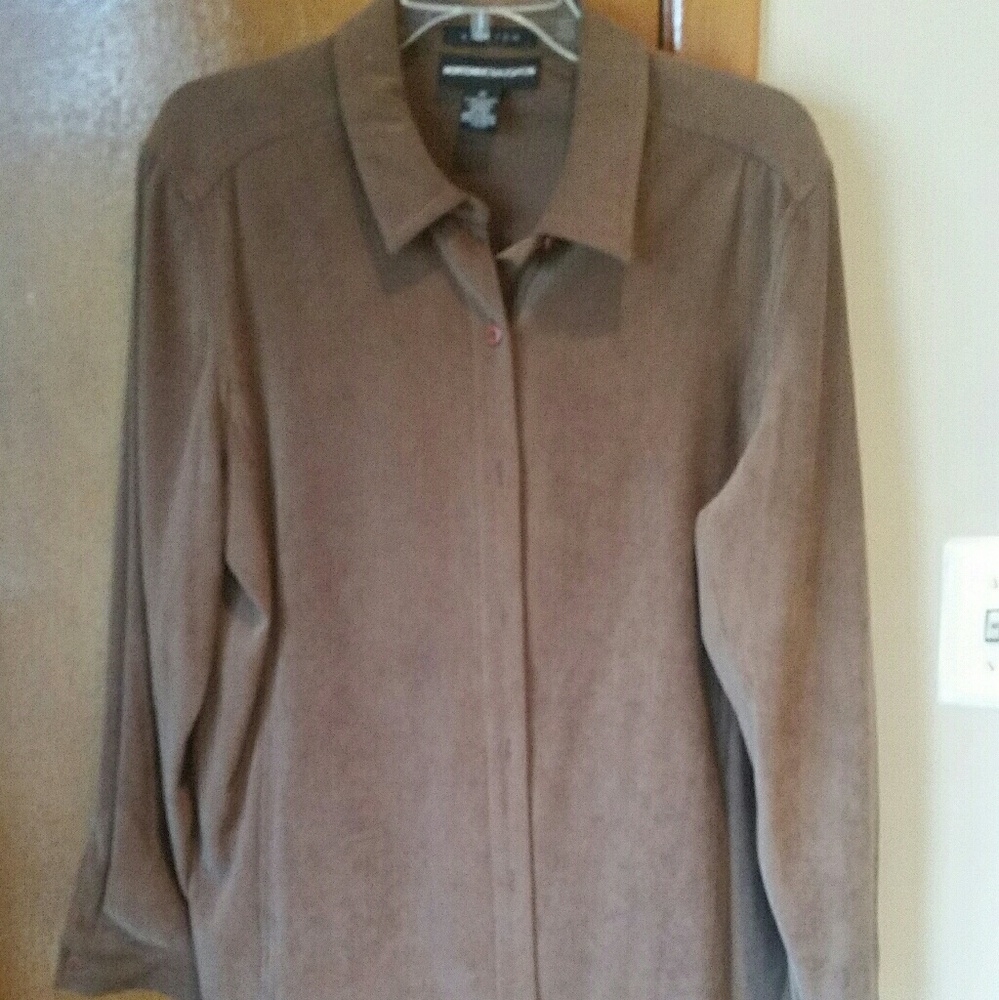 Soft suede Blouse